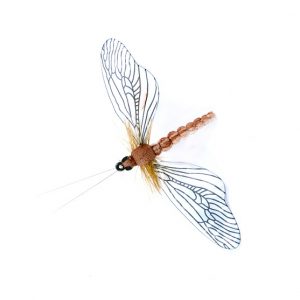 1000vliegen.nl-Caddisfly Spent Color Beige / Cinnamon-realistische vlieg-may fly- beige-bruin—caddis-spent-- forel-vliegvissen-tenkara-rivier-natuurgetrouw-vliegvisser-venlo