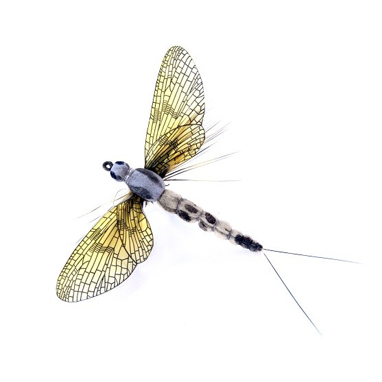 1000vliegen.nl-realistische vlieg-may fly-Mayfly Spent Beige / Light Grey-forel-vliegvissen-tenkara-rivier-natuurgetrouw—realistic fly-meivlieg-vliegvisser-venlo