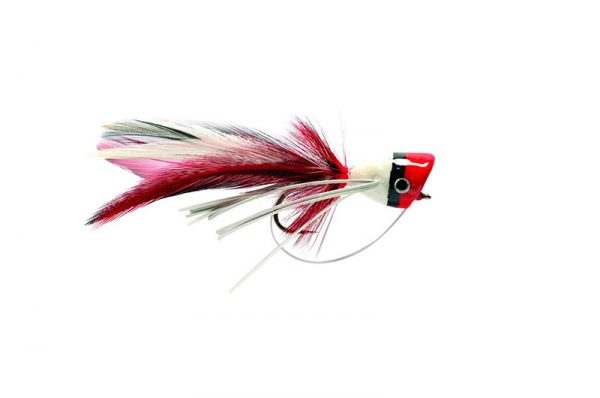 Bass Popper Red & White 1000vliegen.nl