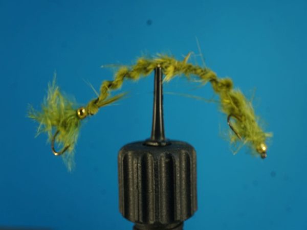 Ragworm Olive 1000vliegen.nl